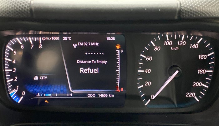 2020 Tata ALTROZ XZ 1.2, Petrol, Manual, 14,643 km, Odometer Image