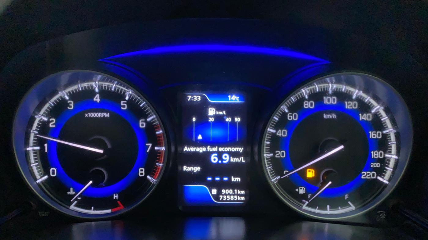 2016 Maruti Baleno ALPHA PETROL 1.2, Petrol, Manual, 73,682 km, Odometer Image