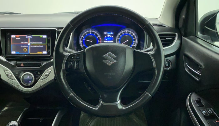 2016 Maruti Baleno ALPHA PETROL 1.2, Petrol, Manual, 73,682 km, Steering Wheel Close Up