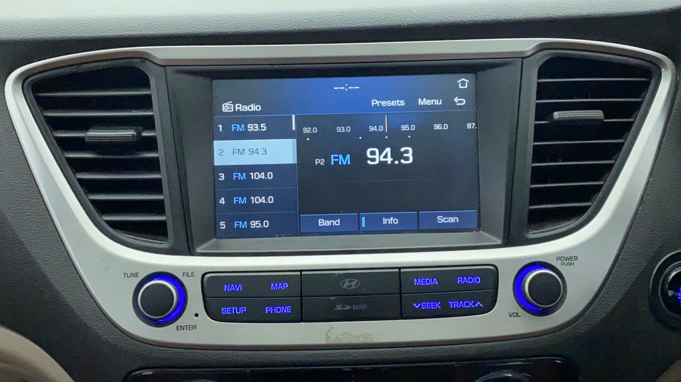 2018 Hyundai Verna 1.6 VTVT SX (O) AT, Petrol, Automatic, 39,147 km, Infotainment System