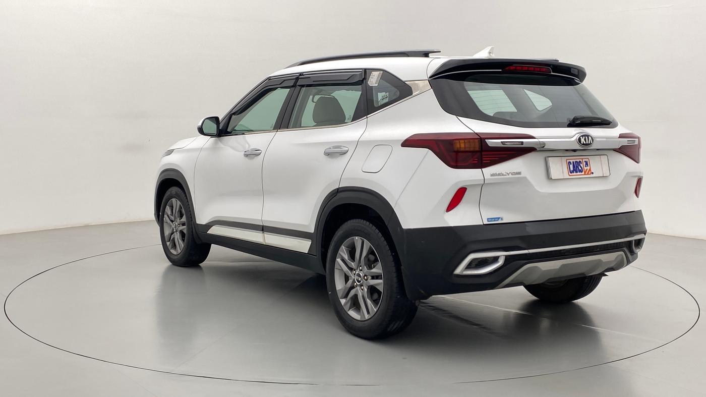 2019 KIA SELTOS HTX+ AT 1.5 DIESEL, Diesel, Automatic, 23,995 km, Left Back Diagonal