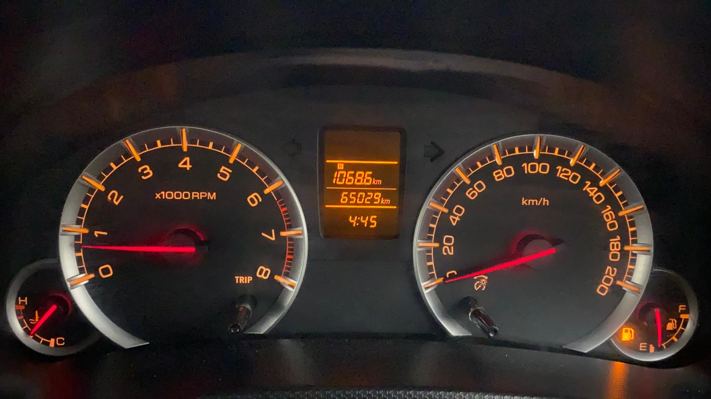 2016 Maruti Swift VXI, Petrol, Manual, 65,077 km, Odometer Image