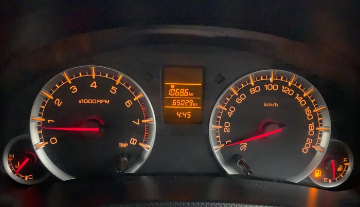 2016 Maruti Swift VXI, Petrol, Manual, 65,077 km, Odometer Image