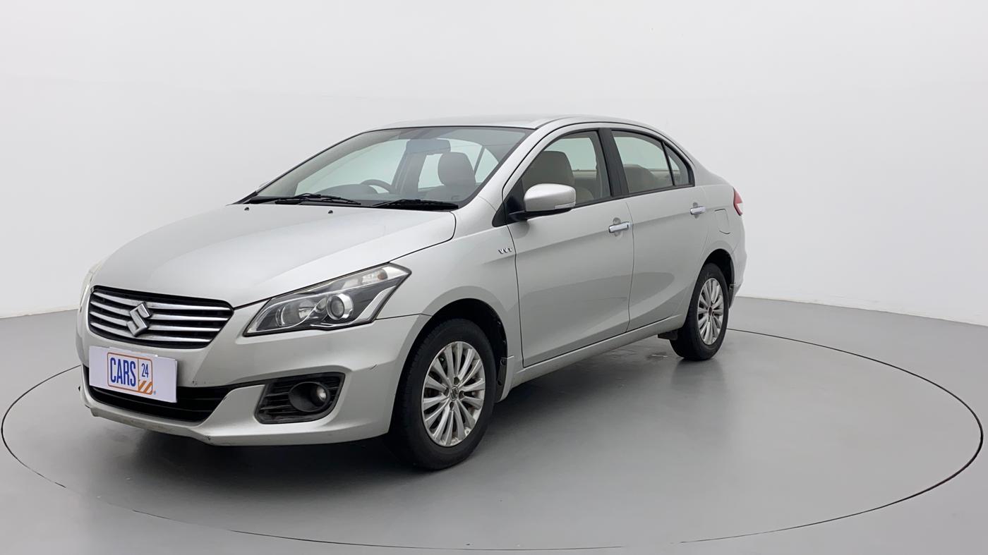 2015 Maruti Ciaz ZXI AT, Petrol, Automatic, 80,214 km, Left Front Diagonal