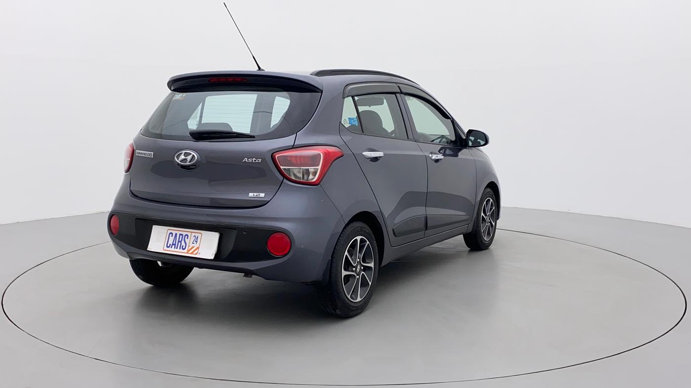2019 Hyundai Grand i10 ASTA 1.2 KAPPA VTVT, Petrol, Manual, 81,832 km, Right Back Diagonal