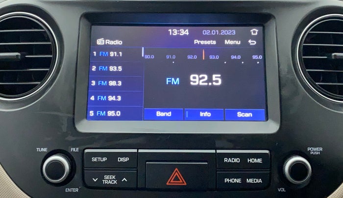 2019 Hyundai Grand i10 ASTA 1.2 KAPPA VTVT, Petrol, Manual, 81,832 km, Infotainment System