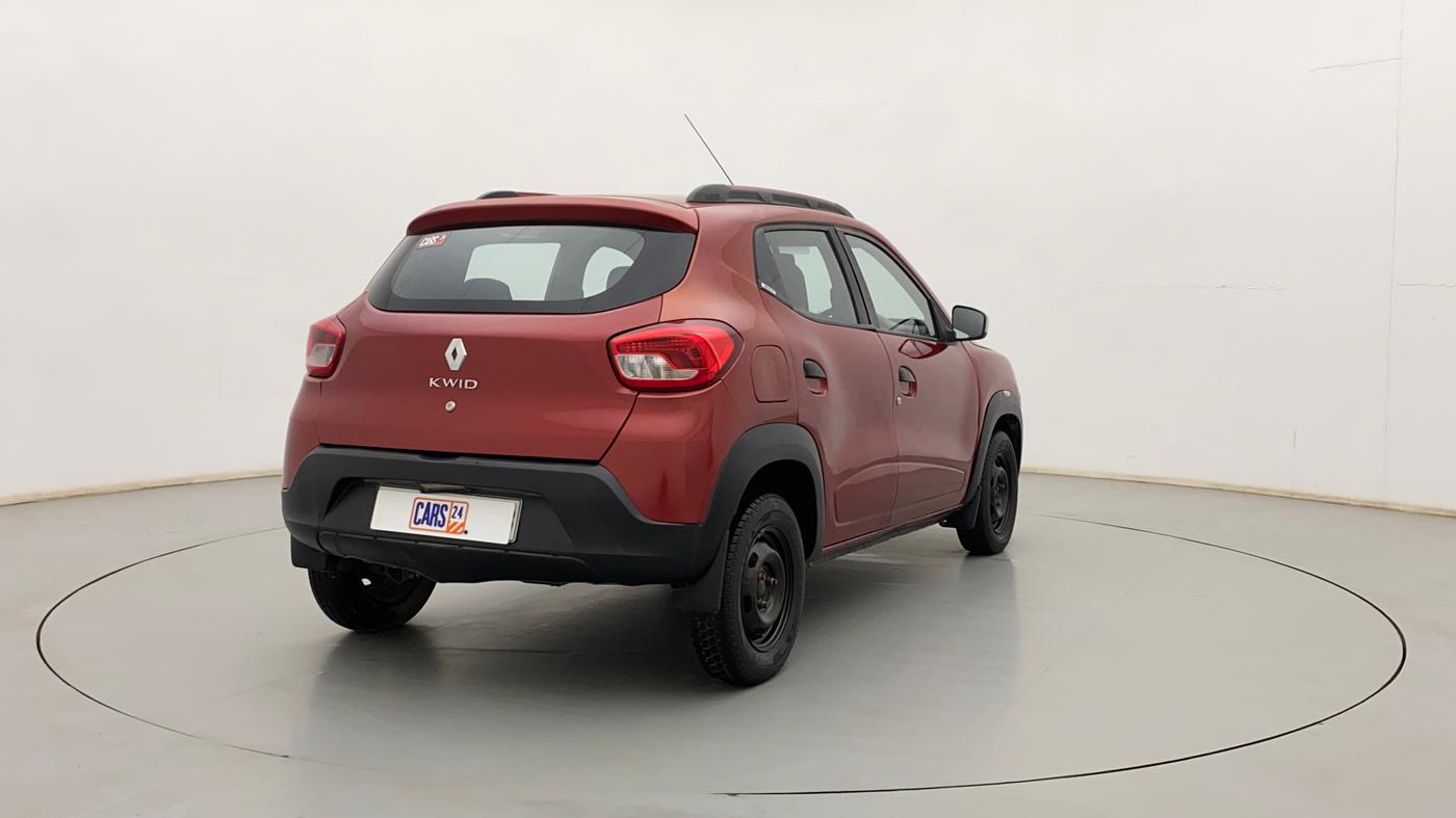 2016 Renault Kwid RXT 1.0 (O), Petrol, Manual, 42,460 km, Right Back Diagonal