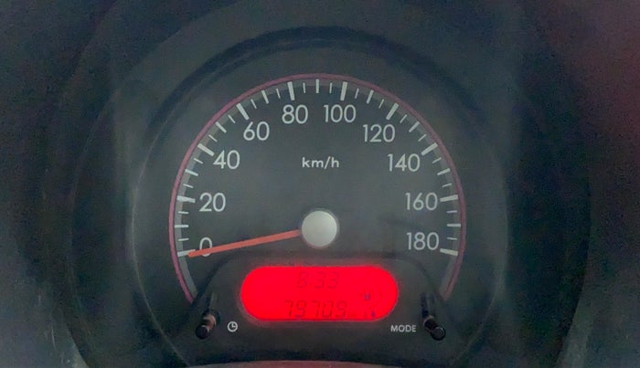 2012 Maruti A Star LXI, CNG, Manual, 80,256 km, Odometer Image