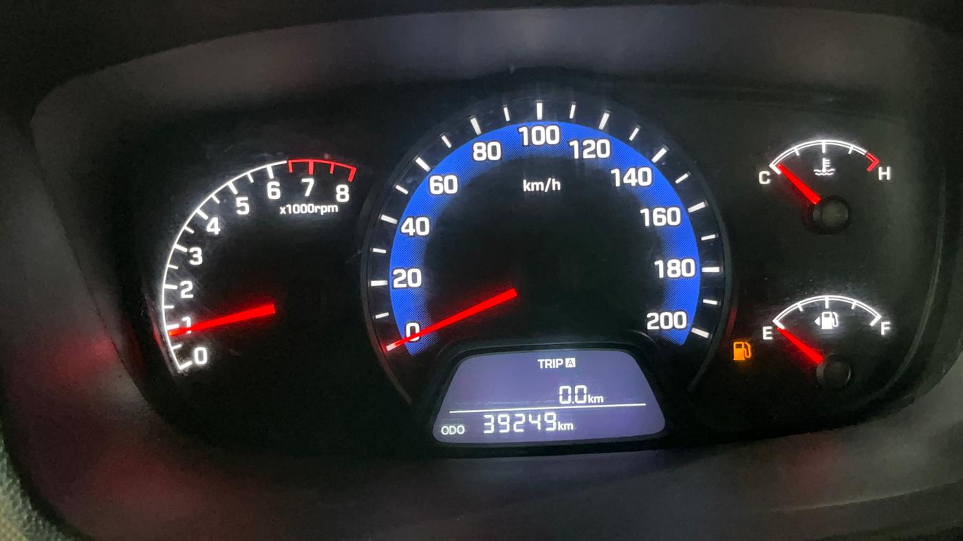 2014 Hyundai Xcent S 1.2, Petrol, Manual, 39,303 km, Odometer Image