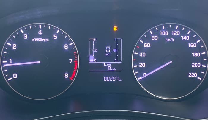 2017 Hyundai Elite i20 SPORTZ 1.2, Petrol, Manual, 80,277 km, Odometer Image