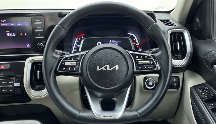 2021 KIA SONET HTX 1.0 IMT, Petrol, Manual, 18,962 km, Steering Wheel Close Up