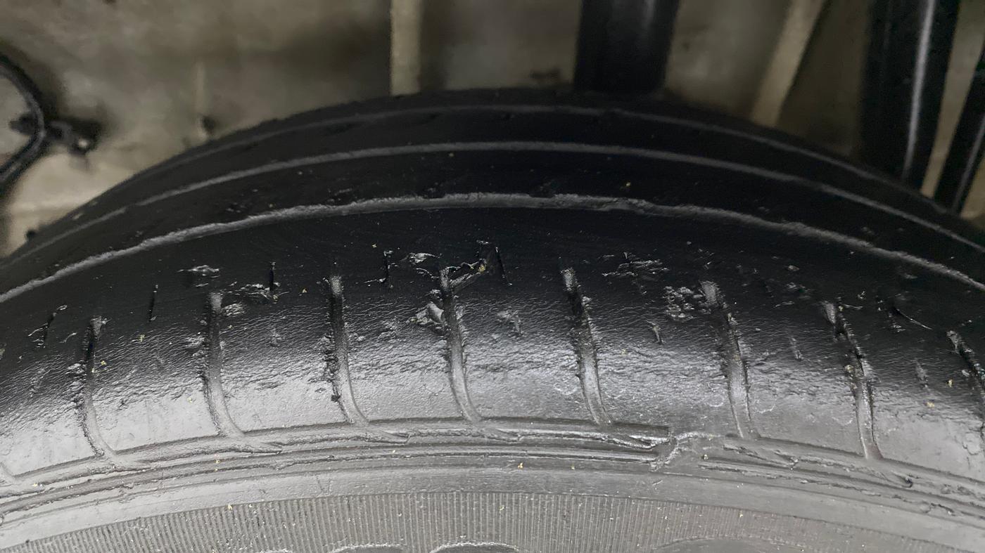2020 Tata Tiago XZ PLUS PETROL, Petrol, Manual, 46,823 km, Left Rear Tyre Tread