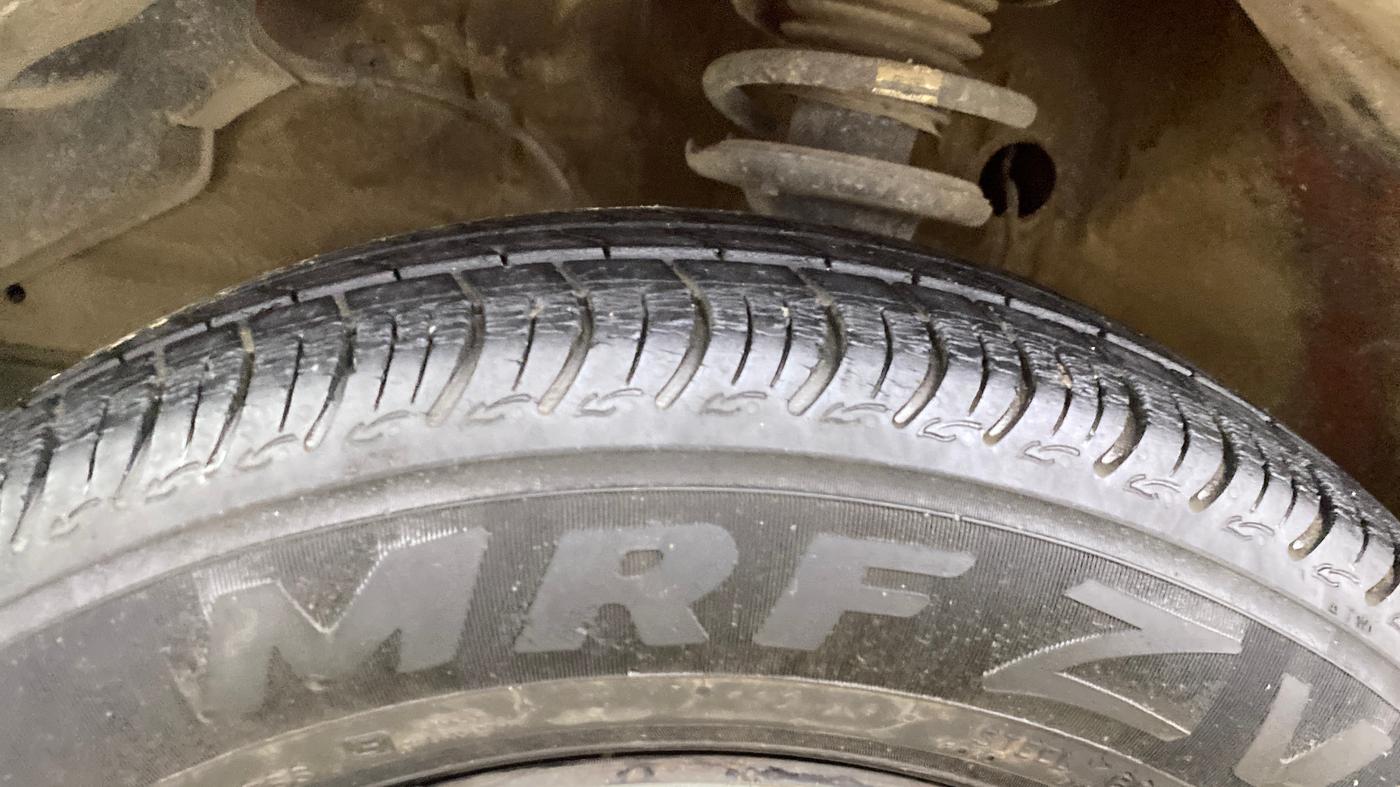2020 Maruti S PRESSO VXI+, Petrol, Manual, 36,291 km, Left Front Tyre Tread