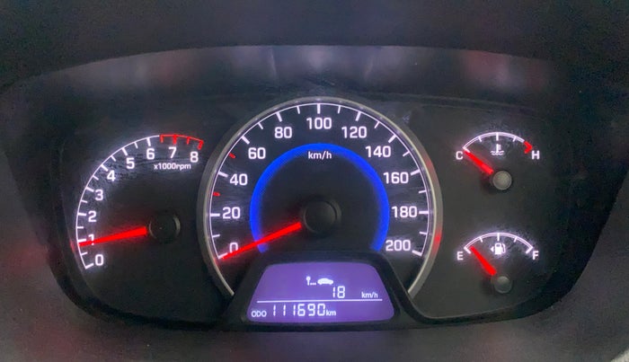 2013 Hyundai Grand i10 SPORTZ 1.2 KAPPA VTVT, Petrol, Manual, 1,11,648 km, Odometer Image