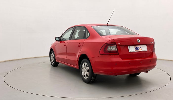 2012 Skoda Rapid AMBITION 1.6 TDI CR MT, Diesel, Manual, 85,438 km, Left Back Diagonal