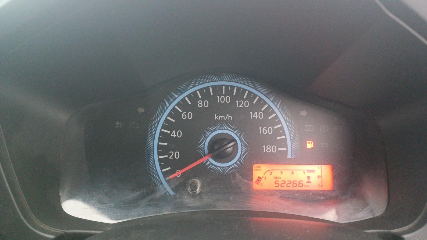 2017 Datsun Redi Go T (O), Petrol, Manual, 52,265 km, Odometer Image