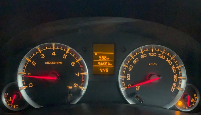 2014 Maruti Swift Dzire VXI, Petrol, Manual, 43,281 km, Odometer Image