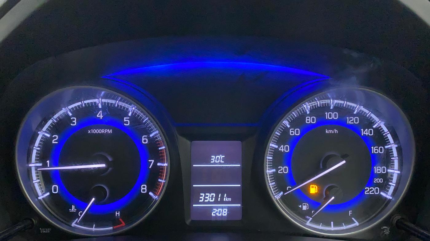 2016 Maruti Baleno DELTA PETROL 1.2, Petrol, Manual, 33,011 km, Odometer Image