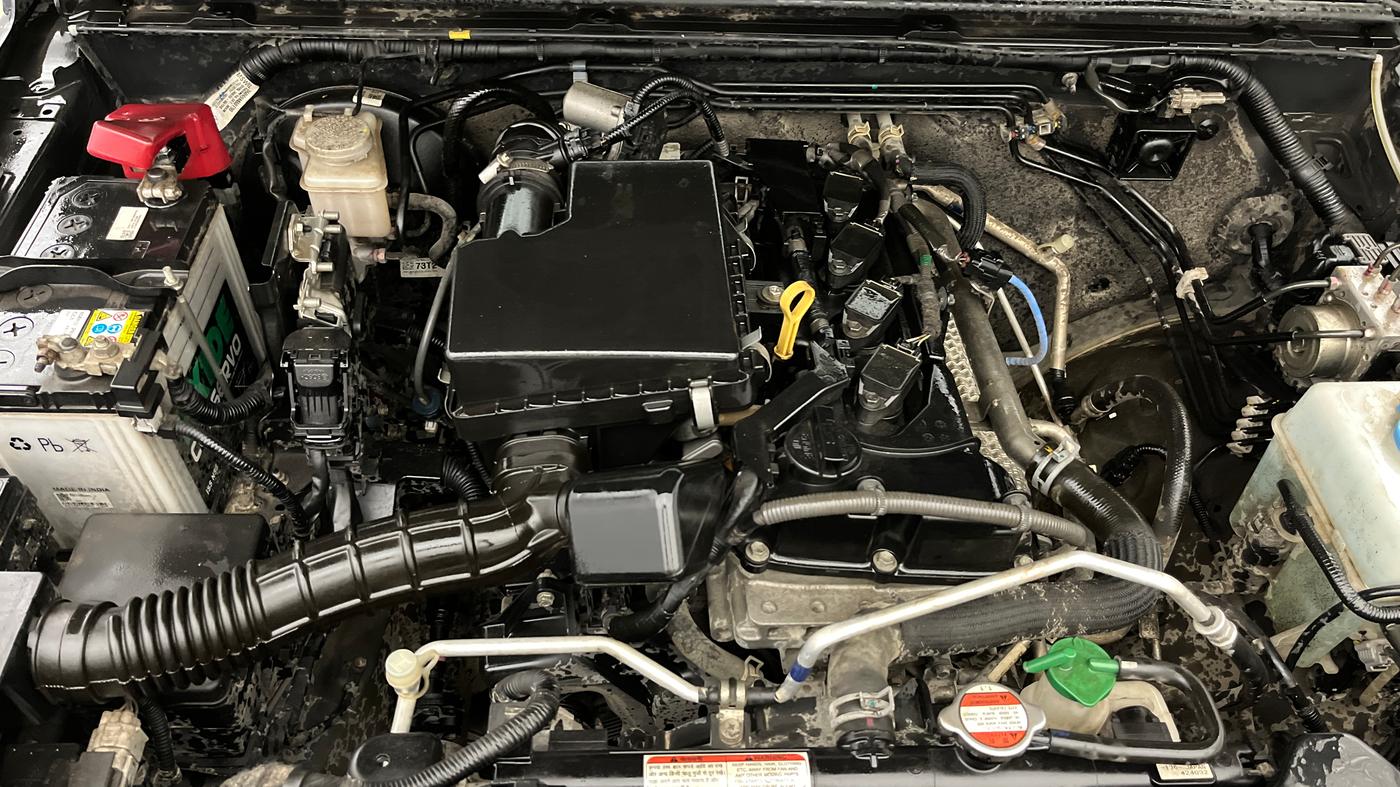 2023 Maruti JIMNY ALPHA ALL GRIP PRO MT, Petrol, Manual, 25,529 km, Engine View