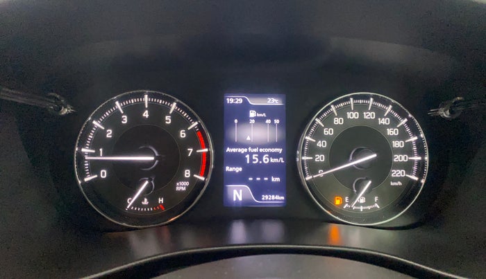 2023 Toyota Glanza V AMT, Petrol, Automatic, 29,377 km, Odometer Image