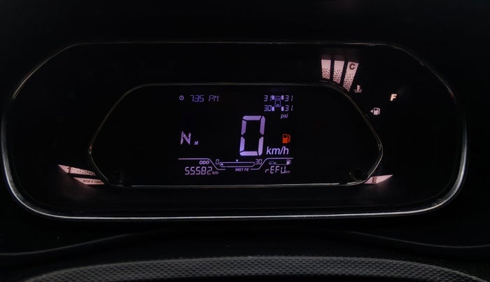 2021 Tata NEXON XZA PLUS (O) PETROL, Petrol, Automatic, 55,578 km, Odometer Image