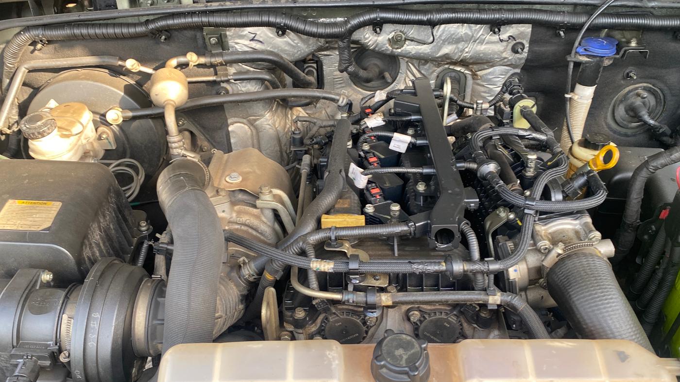 2021 Mahindra Thar LX PETROL HT 4WD AT, Petrol, Automatic, 68,712 km, Engine View