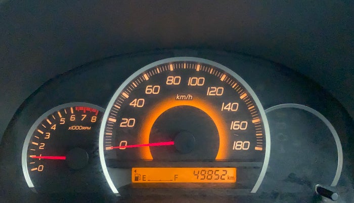 2012 Maruti Wagon R 1.0 VXI, Petrol, Manual, 49,852 km, Odometer Image