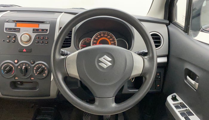 2012 Maruti Wagon R 1.0 VXI, Petrol, Manual, 49,852 km, Steering Wheel Close Up