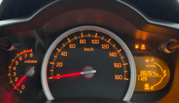 2018 Maruti Celerio VXI CNG OPT, CNG, Manual, 38,334 km, Odometer Image