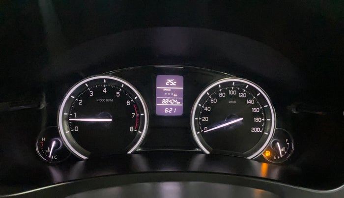 2017 Maruti Ciaz VXI+, Petrol, Manual, 88,397 km, Odometer Image