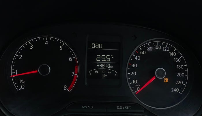 2018 Volkswagen Polo TRENDLINE 1.0L, Petrol, Manual, 53,814 km, Odometer Image