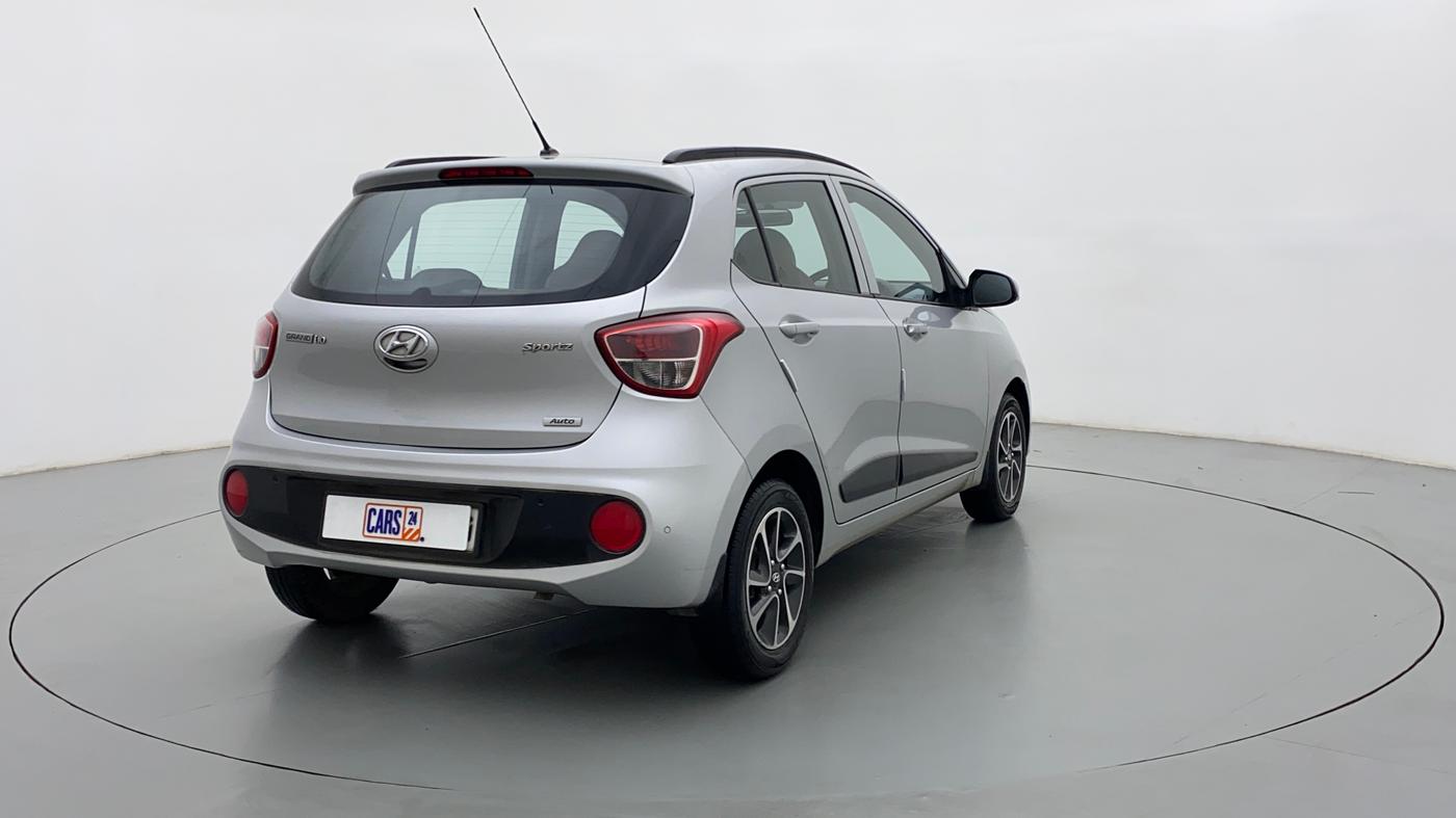 2017 Hyundai Grand i10 SPORTZ AT 1.2 KAPPA VTVT, Petrol, Automatic, 32,375 km, Right Back Diagonal