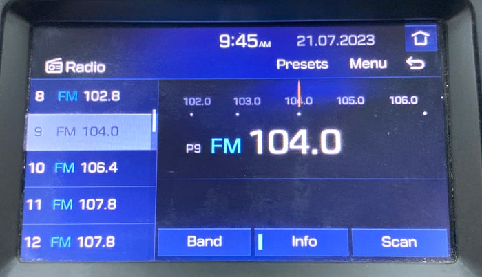2017 Hyundai Xcent SX 1.2 (O), Petrol, Manual, 24,251 km, Touchscreen Infotainment System