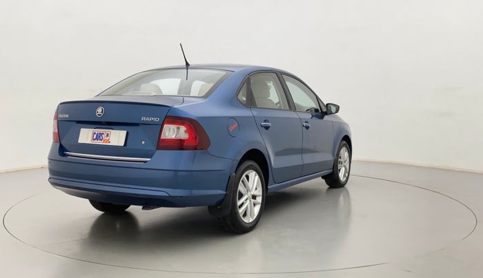 2017 Skoda Rapid 1.6 MPI STYLE AT, Petrol, Automatic, 63,005 km, Right Back Diagonal
