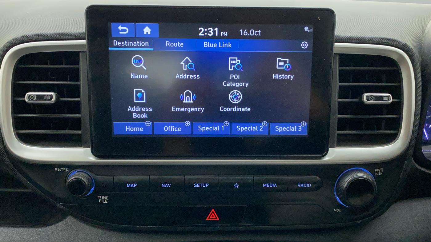 2019 Hyundai VENUE SX PLUS 1.0 TURBO DCT, Petrol, Automatic, 79,667 km, Infotainment System