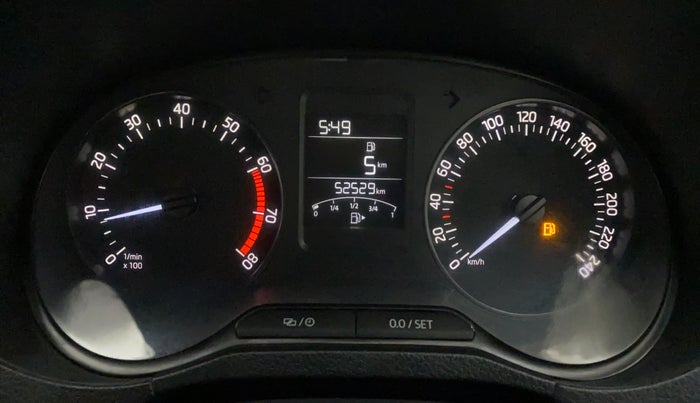 2019 Skoda Rapid STYLE 1.6 MPI, Petrol, Manual, 52,529 km, Odometer Image