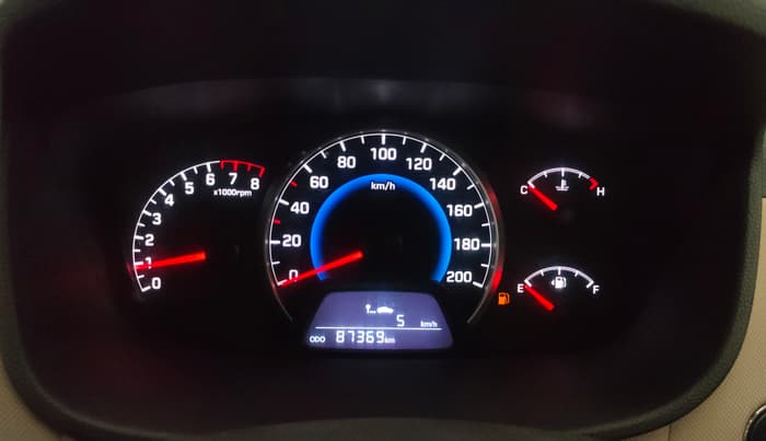2014 Hyundai Grand i10 SPORTZ 1.2 KAPPA VTVT, Petrol, Manual, 87,369 km, Odometer Image