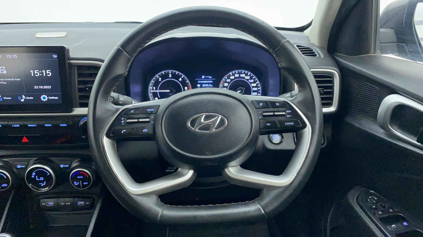 2021 Hyundai VENUE 1.5 SX(O) EXECUTIVE CRDI, Diesel, Manual, 36,366 km, Steering Wheel Close Up