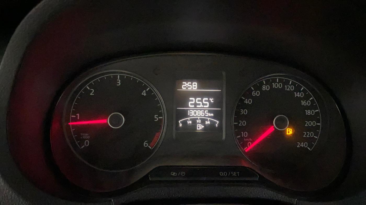 2017 Volkswagen Ameo TRENDLINE 1.5L, Diesel, Manual, 1,30,843 km, Odometer Image
