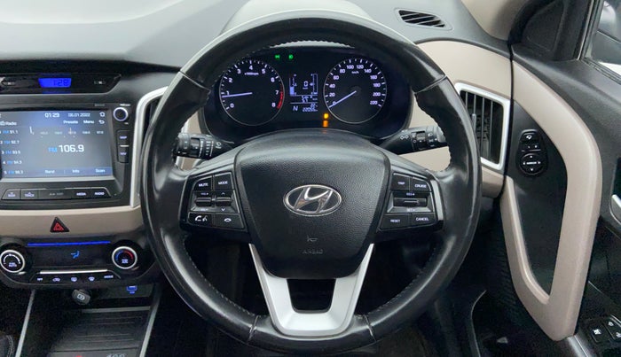 2019 Hyundai Creta 1.6 VTVT SX AUTO, Petrol, Automatic, 23,319 km, Steering Wheel Close Up