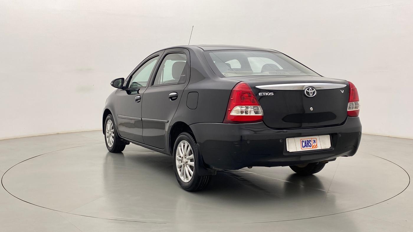 2013 Toyota Etios V, Petrol, Manual, 50,578 km, Left Back Diagonal