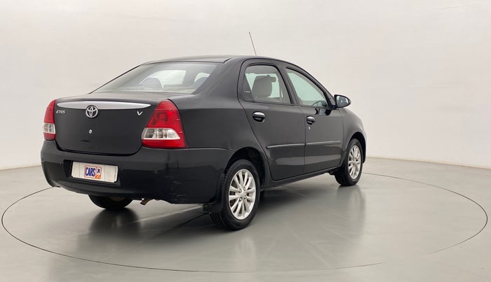 2013 Toyota Etios V, Petrol, Manual, 50,578 km, Right Back Diagonal