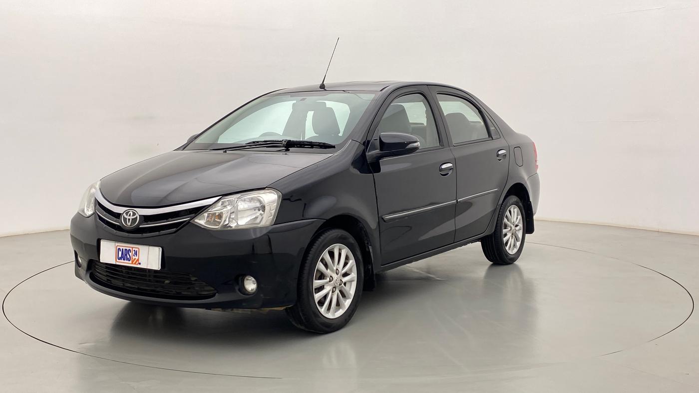 2013 Toyota Etios V, Petrol, Manual, 50,578 km, Left Front Diagonal