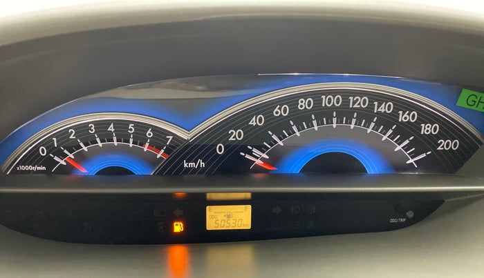 2013 Toyota Etios V, Petrol, Manual, 50,578 km, Odometer Image