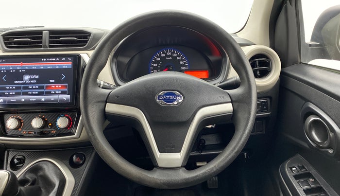 2019 Datsun Go Plus A (O), Petrol, Manual, 23,060 km, Steering Wheel Close Up