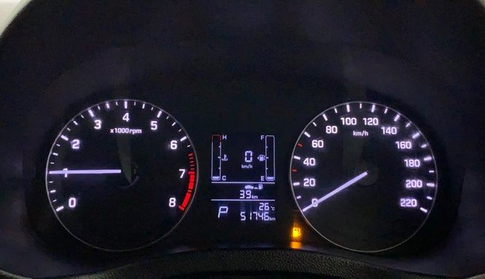 2019 Hyundai Creta SX AT 1.6 PETROL, Petrol, Automatic, 51,698 km, Odometer Image