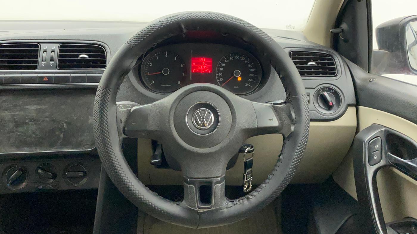 2012 Volkswagen Polo TRENDLINE 1.2L PETROL, Petrol, Manual, 61,297 km, Steering Wheel Close Up