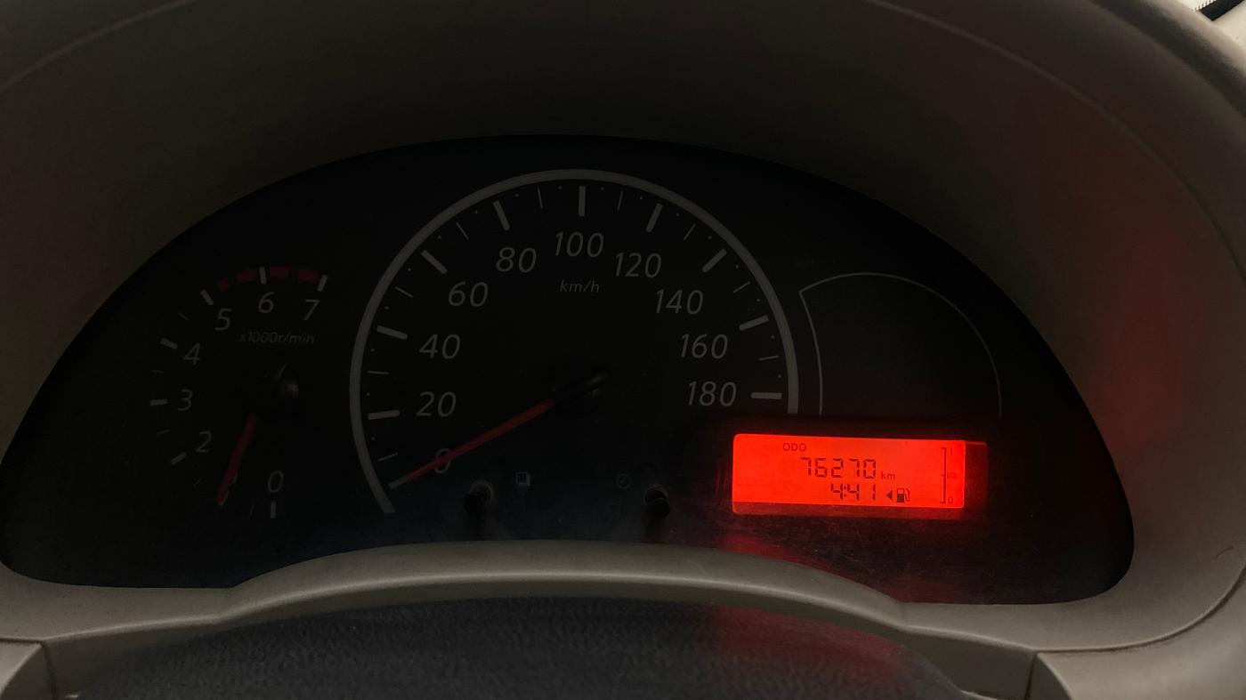 2014 Nissan Micra Active XV, Petrol, Manual, 76,249 km, Odometer Image