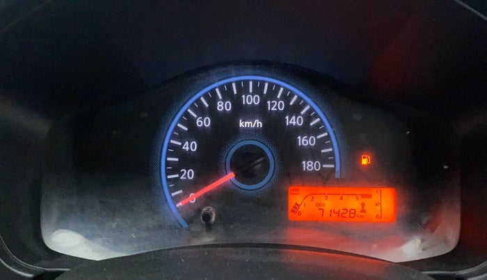 2018 Datsun Redi Go T (O), Petrol, Manual, 71,482 km, Odometer Image