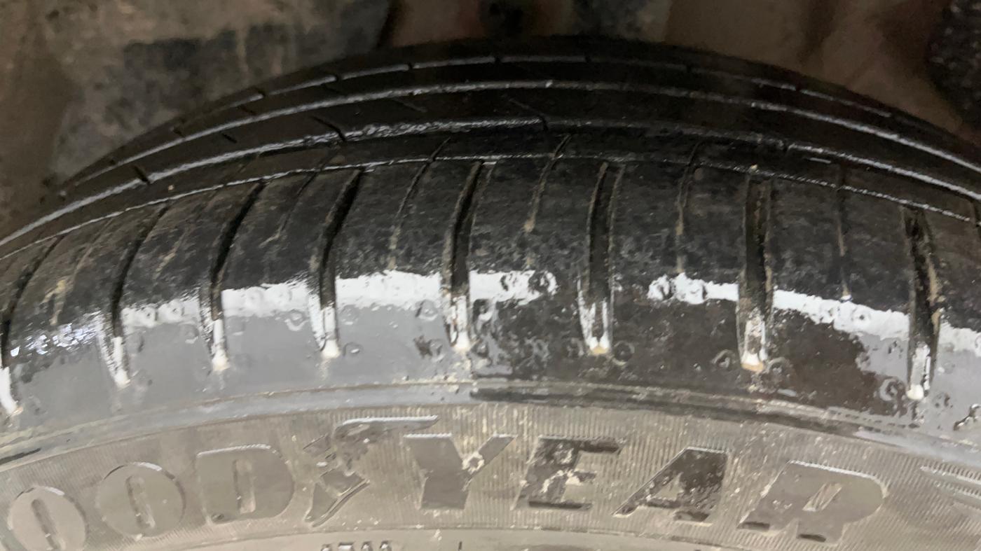 2022 MG HECTOR SHARP 1.5 PETROL CVT, Petrol, Automatic, 20,213 km, Left Front Tyre Tread